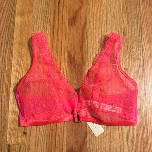 intimissimi Neon Pink Lace Bralette